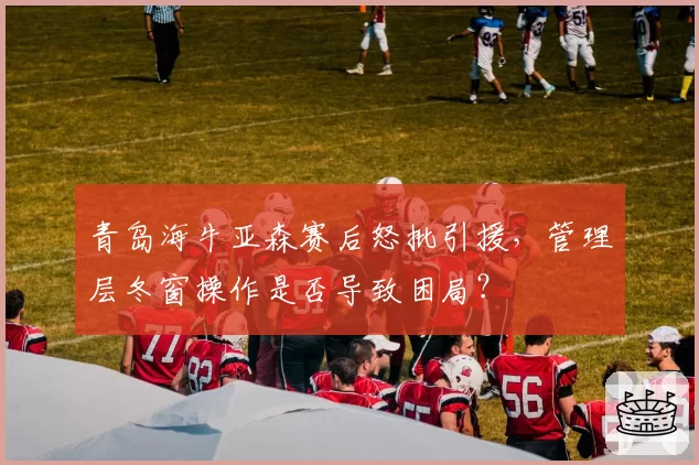 青岛海牛亚森赛后怒批引援,管理层冬窗操作是否导致困局?